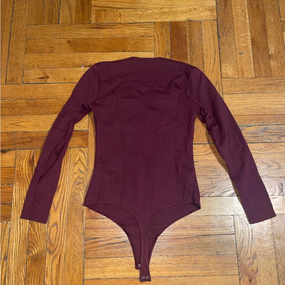 Abercrombie & Fitch Burgundy Bodysuit - Picture 2 of 3